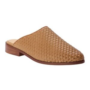 Nisolo Ama woven mules (almond)